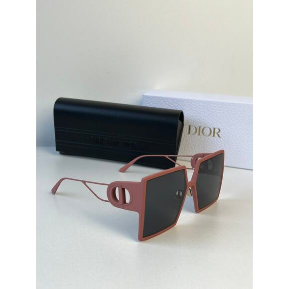 NEW Dior 30Montaigne SU Dusty Pink Oversized Square Sunglasses - Picture 6 of 7